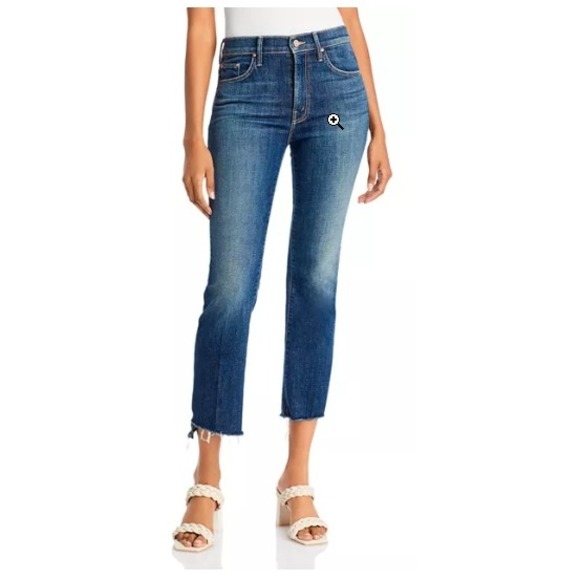 MOTHER Denim - Mother Jeans Women's Insider Crop‎ Two Step Fray Size 25